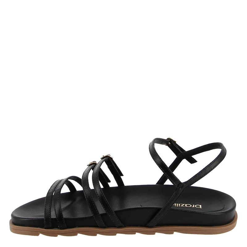 Brazilio 58231 Black Sandal - Image 3