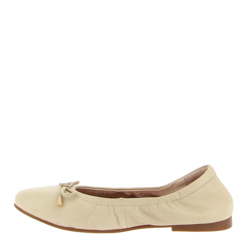 Bresley Ponch Beige Ballet Pump - Image 3
