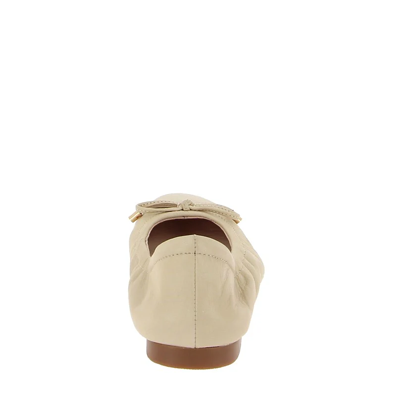Bresley Ponch Beige Ballet Pump - Image 4
