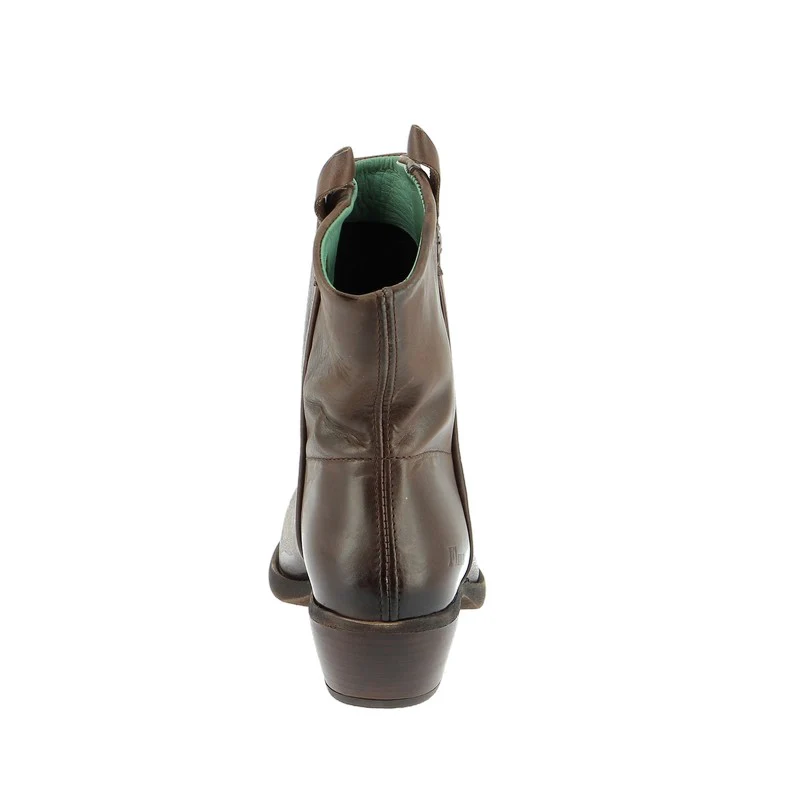 Felmini D209 Brown Western Ankle Boot - Image 4