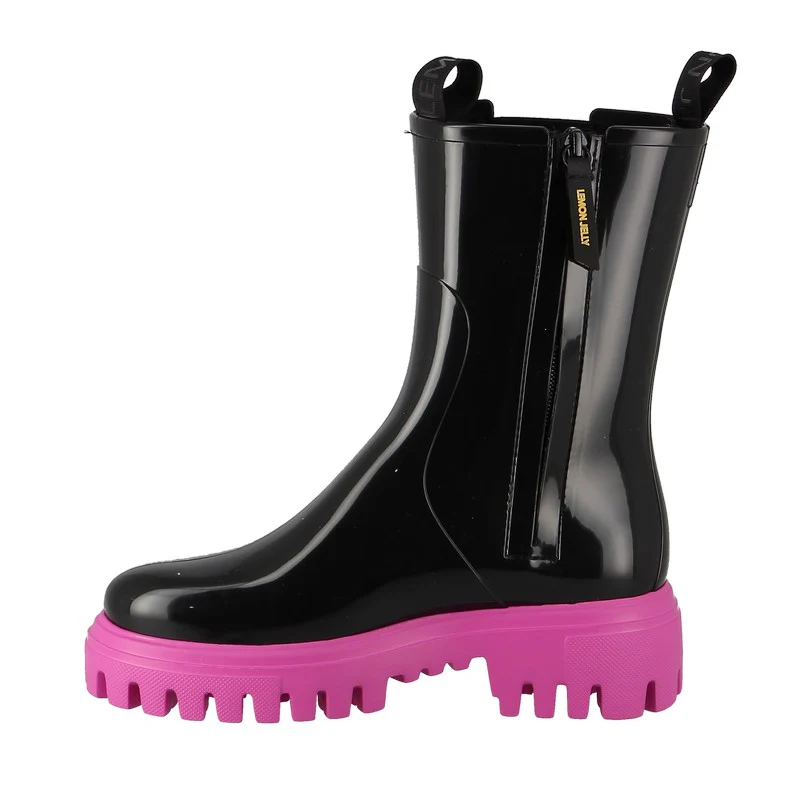 Lemon Jelly Grad Black/Pink Gum Boot - Image 3