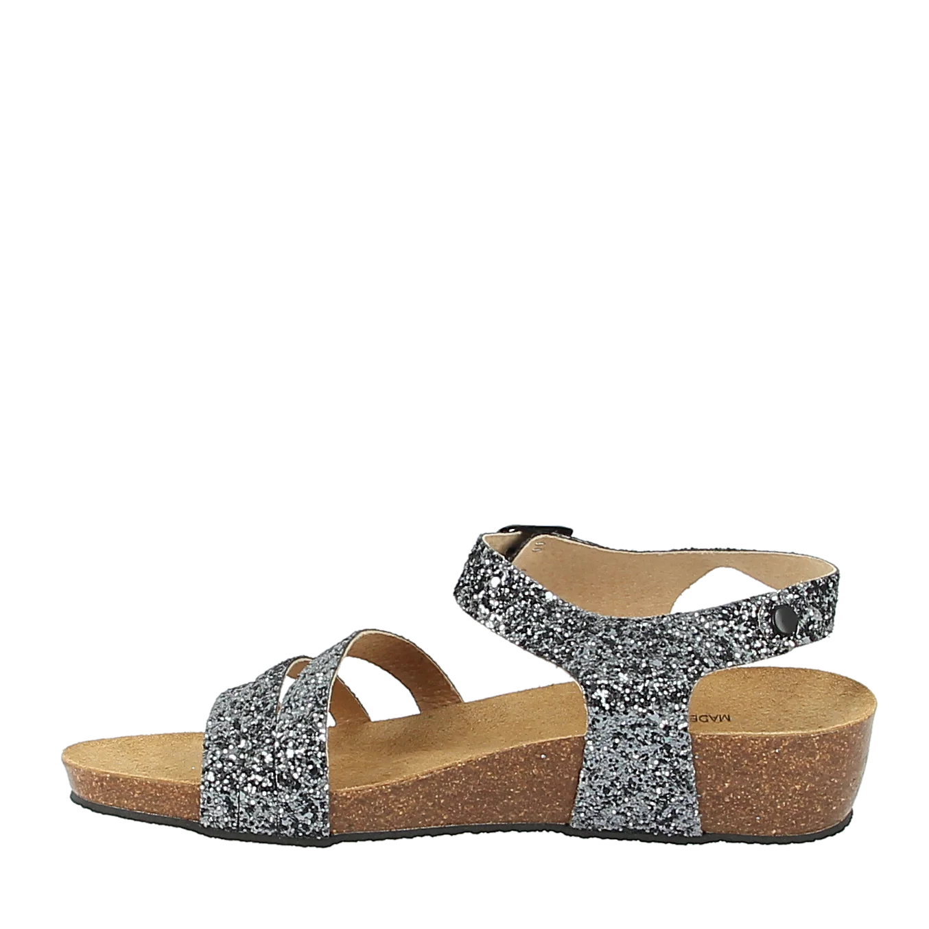 Plakton 241007 Pewter Glitter Sandals - Image 3