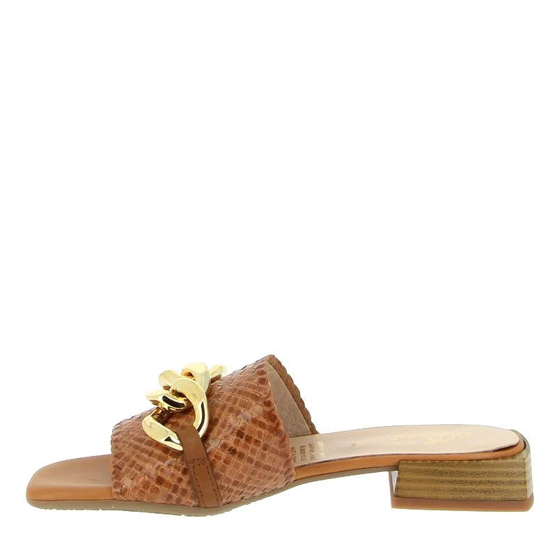 Quait 22676 Tan Heeled Slide - Image 3