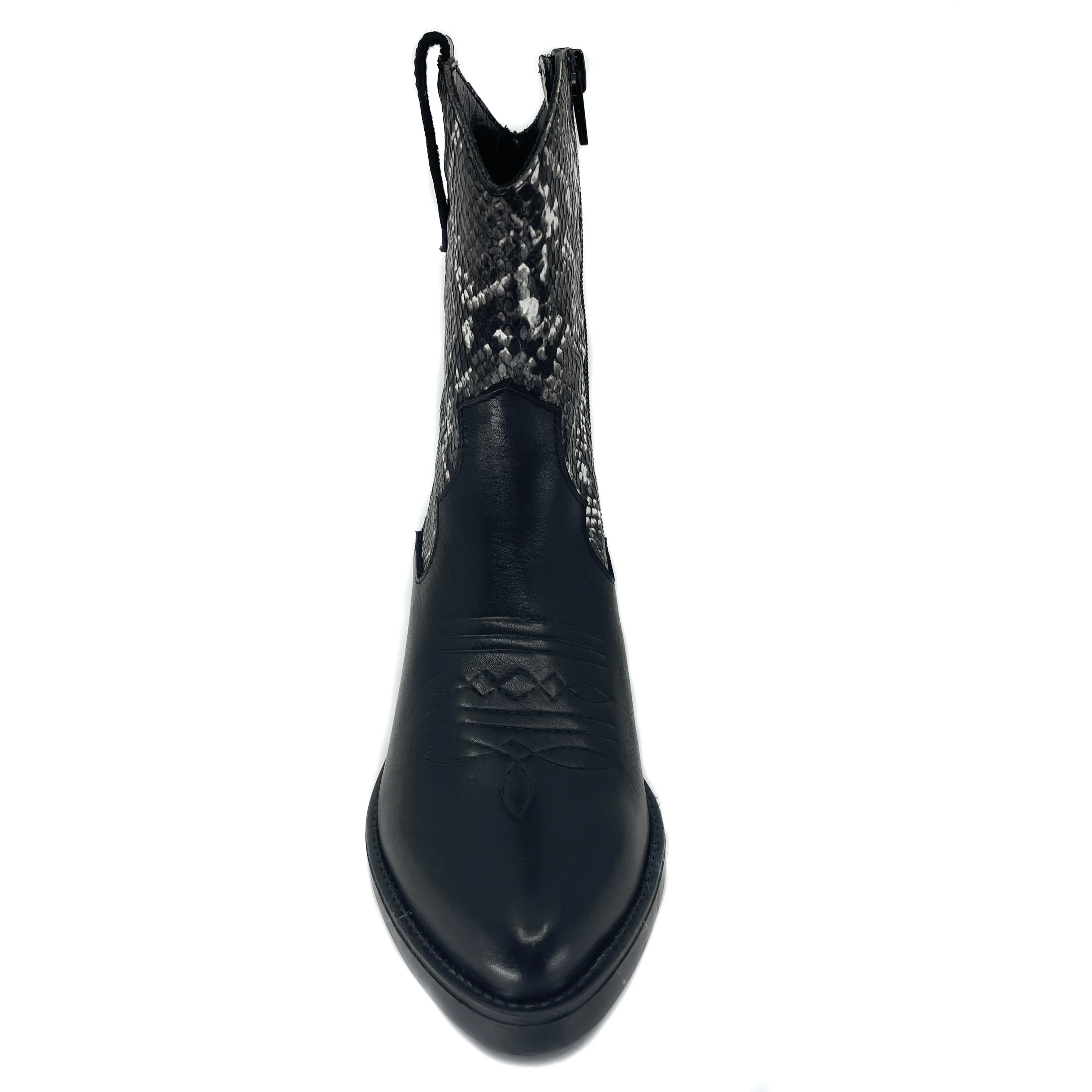 Quait 20644 Black Snake Print Western Boot - Image 3