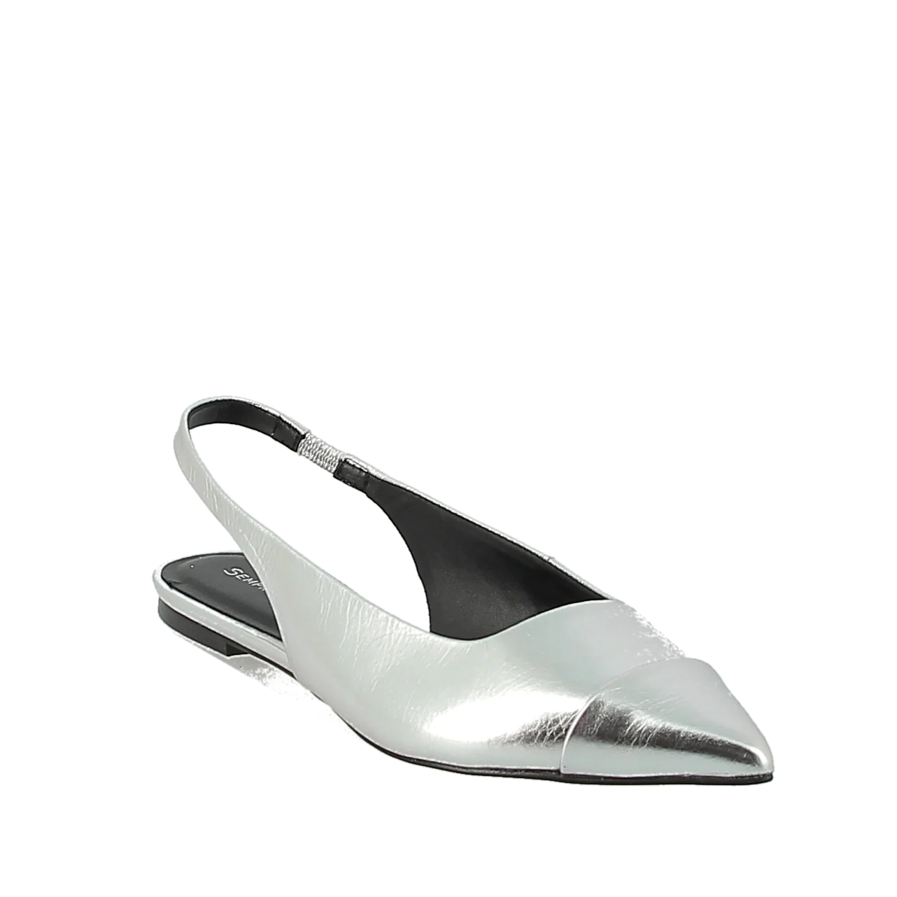 Sempre Di 735003 Spechio Silver Slingback