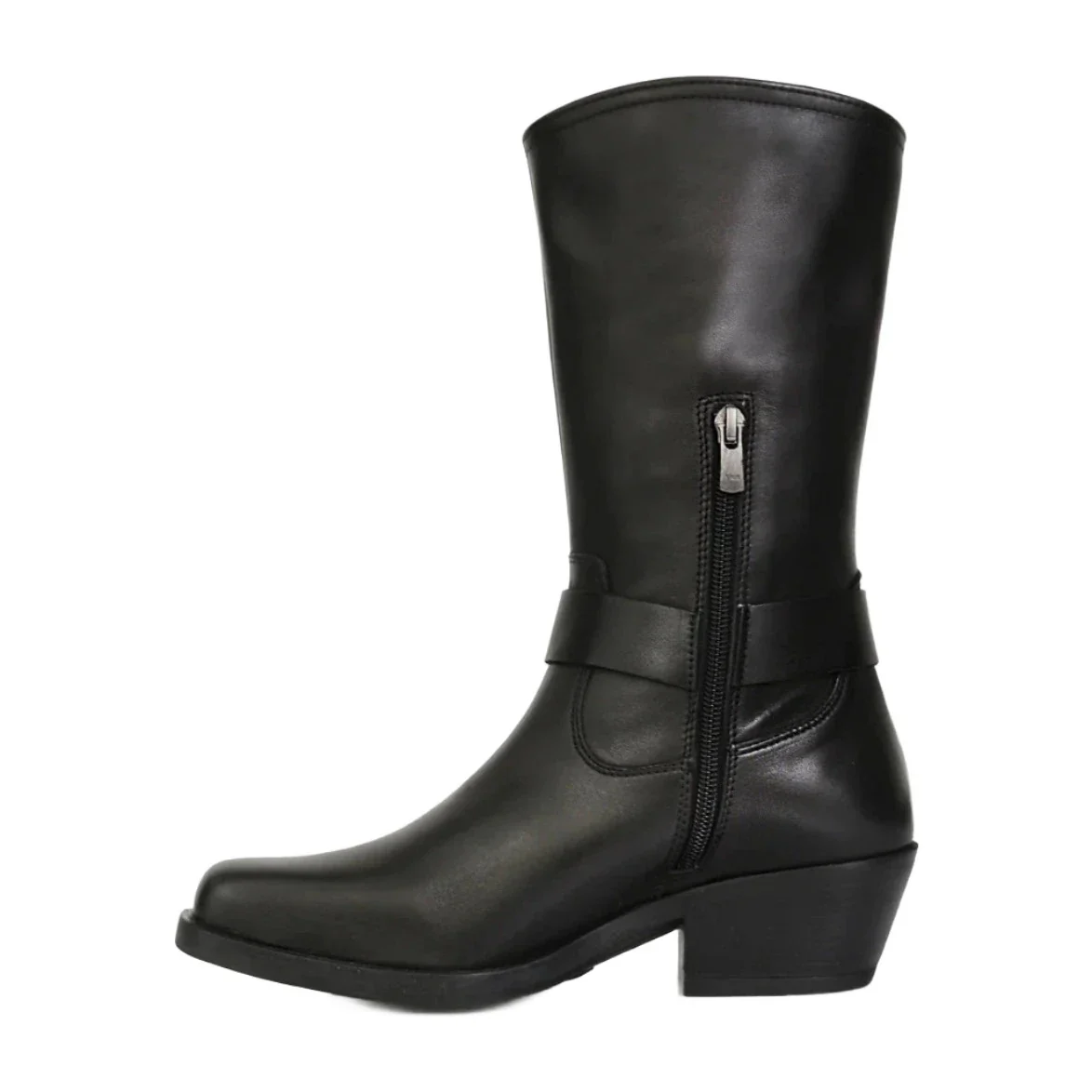 Sempre Di PG-2919 Black Mid Calf Boot - Image 3