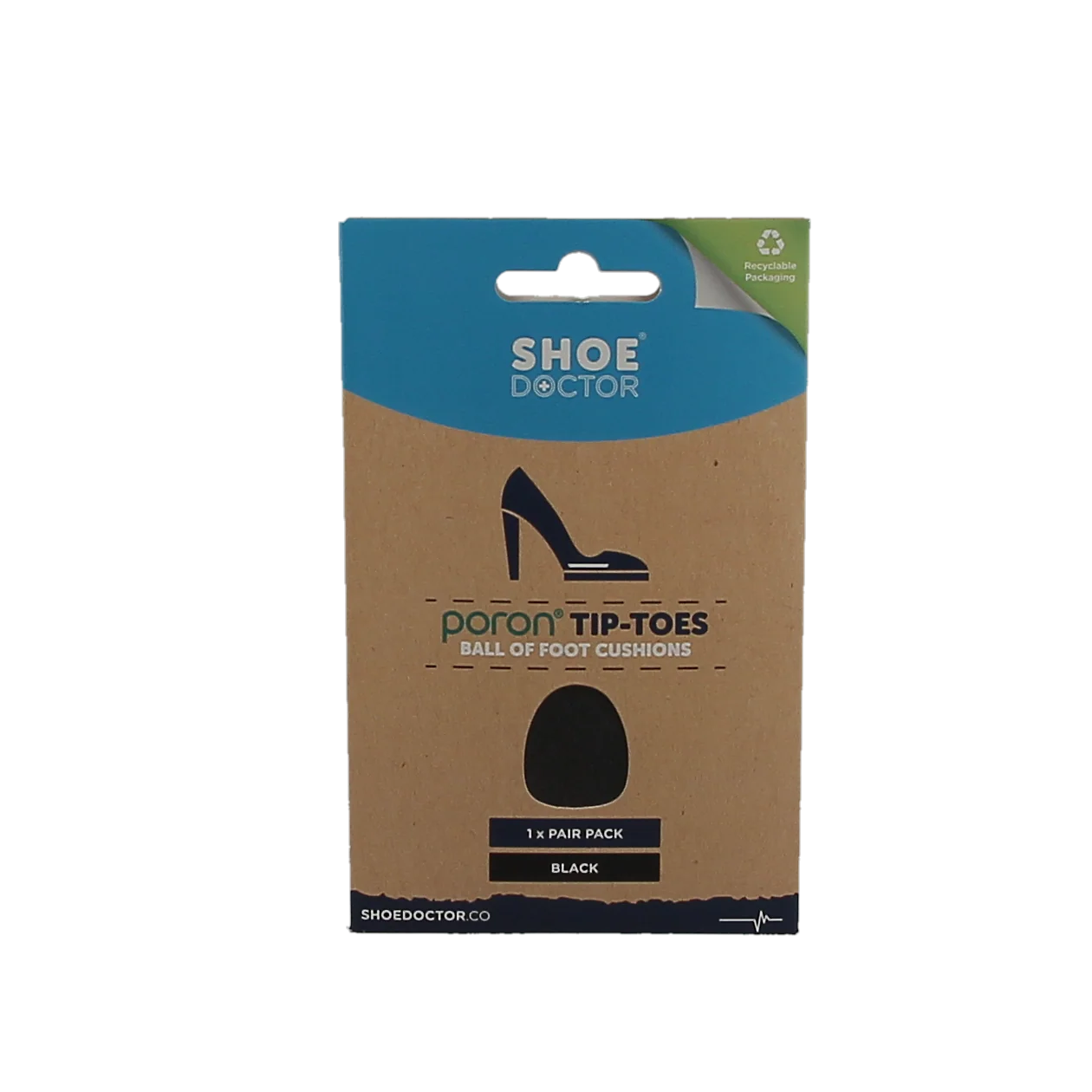 Shoe Doctor Poron Ball Of Foot Cushion Black - Image 2
