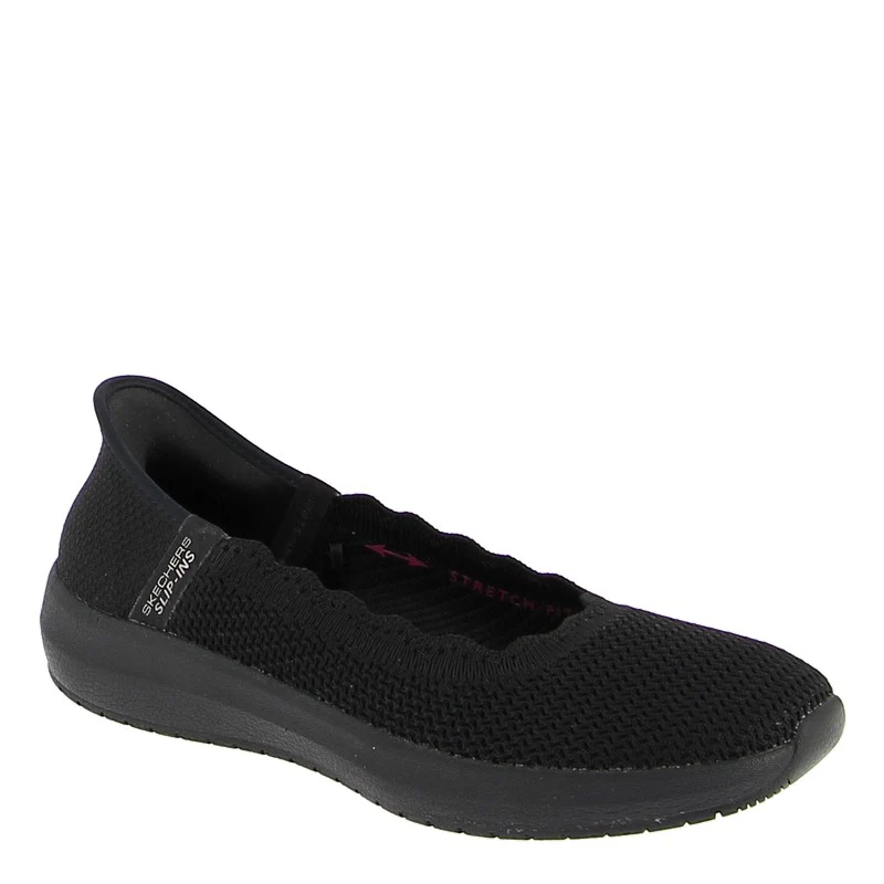 Skechers Cleo Swift Black Slip On - Image 2