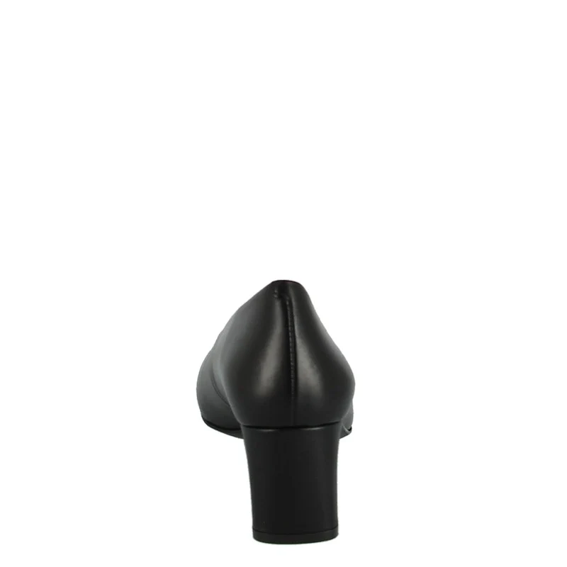 Unisa Lucoli Black Leather Pump - Image 4